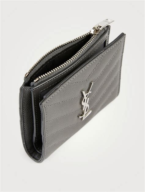 ysl wallet card case|ysl zipped card case.